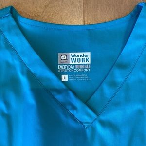 Wonder Work scrub set - teal blue